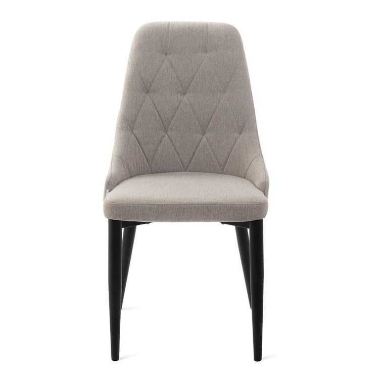 Homla, Louis Quilter, Krzesło w tkaninie beżowe, 44-59-88 cm, 848952