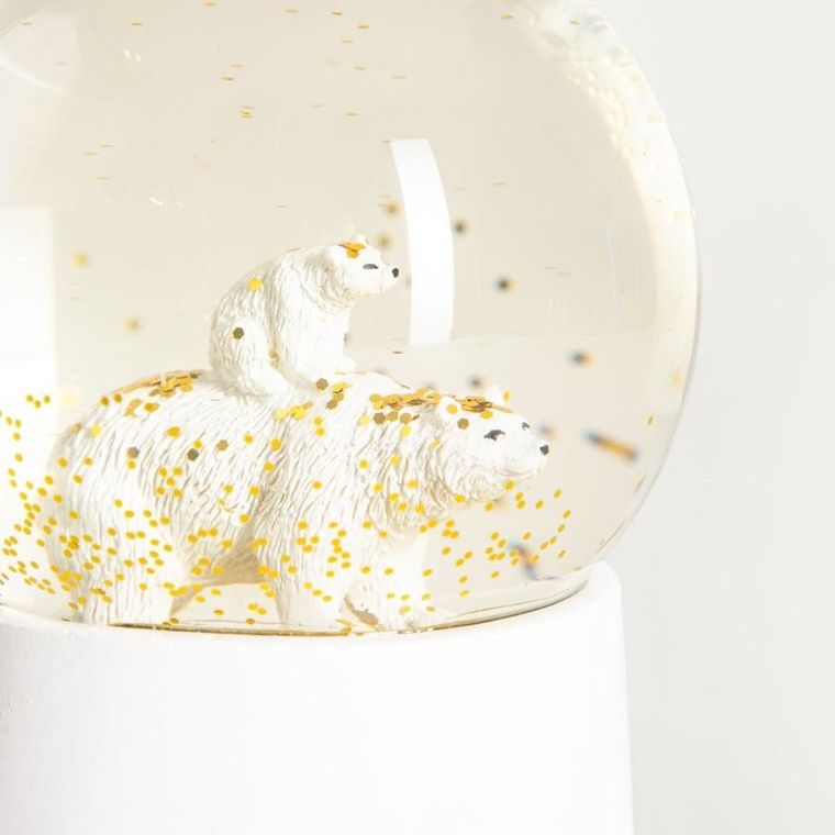 Homla, Luell, kula śnieżna, z niedźwiadkami, 12 cm