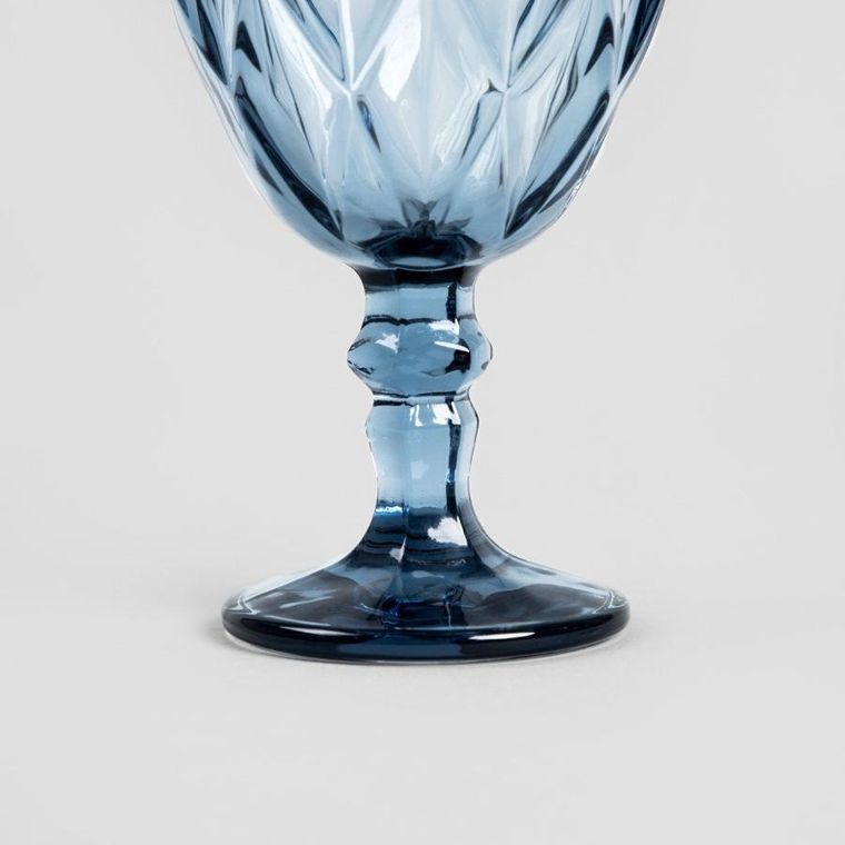 Homla, Lunna, zestaw kieliszków, niebieskich, 0,34l, 4 szt.