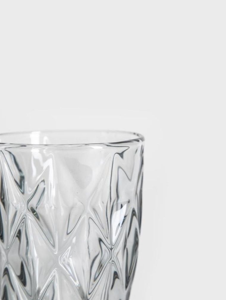 Homla, Luno, zestaw szklanek, grafitowych, 280 ml, 4 szt.