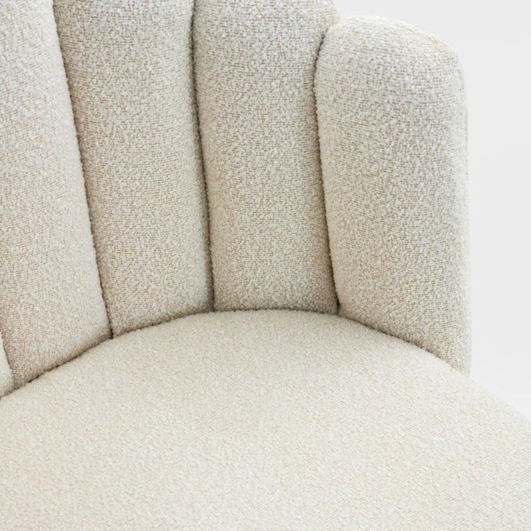 Homla, Luxe, krzesło, Ecru, 49-55-85 cm