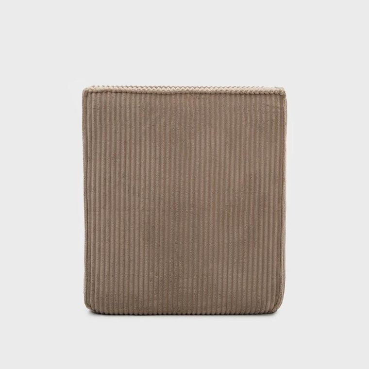 Homla, Lykke, fotel modułowy, beżowy sztruksowy, 73-88-73 cm