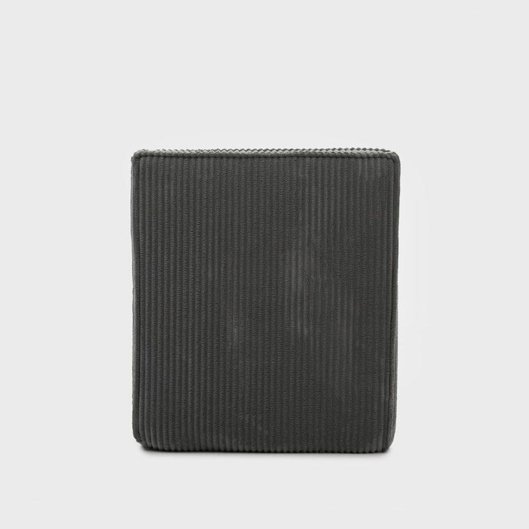 Homla, Lykke, fotel modułowy, ciemnoszary sztruksowy, 73-88-73 cm