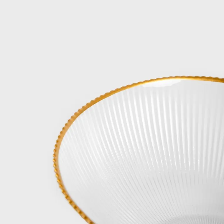 Homla, Lynn, miska, miska ze złotym rantem mała, 15-7 cm