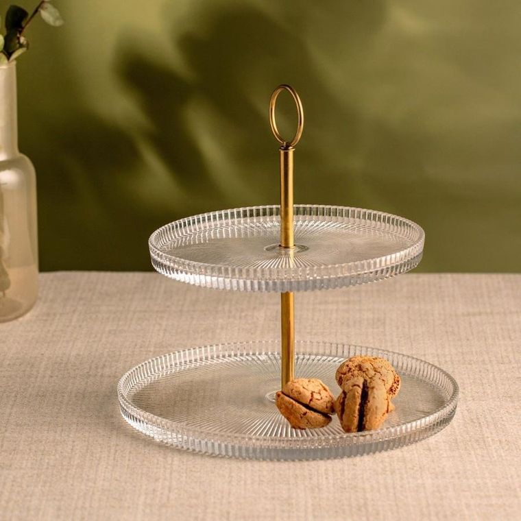 Homla, Lynn, patera, dwupoziomowa ryflowana, 23-24,5 cm