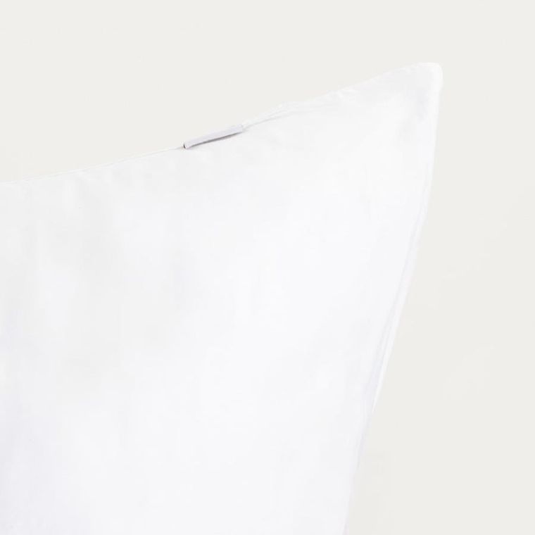 Homla, Maisy, zestaw dwóch poszewek, z mikrofibry białych, 70-80 cm, 2 szt.