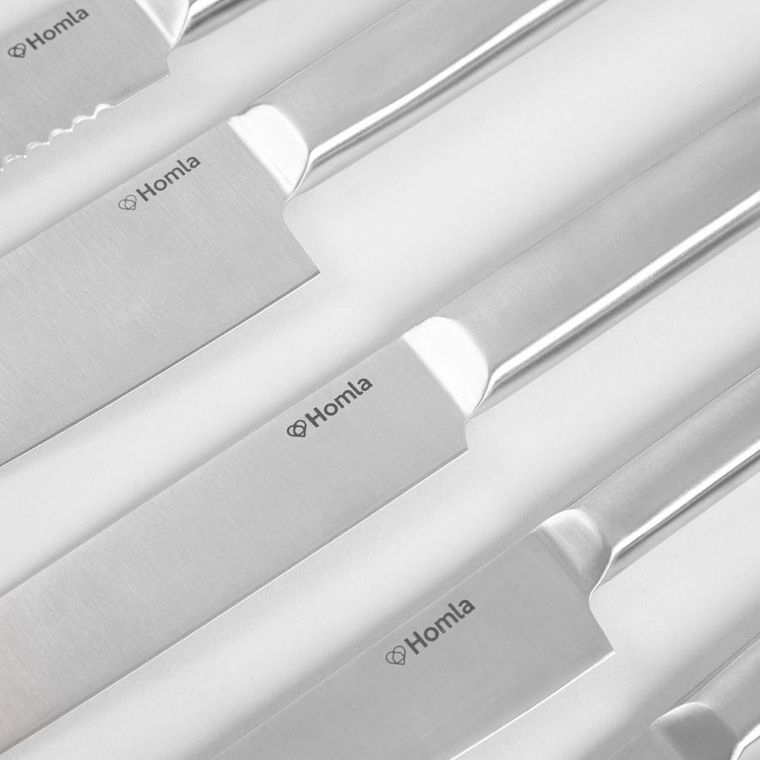 Homla, Masterset, zestaw noży, srebrnych w drewnianym bloku, 6 elementów, 744075