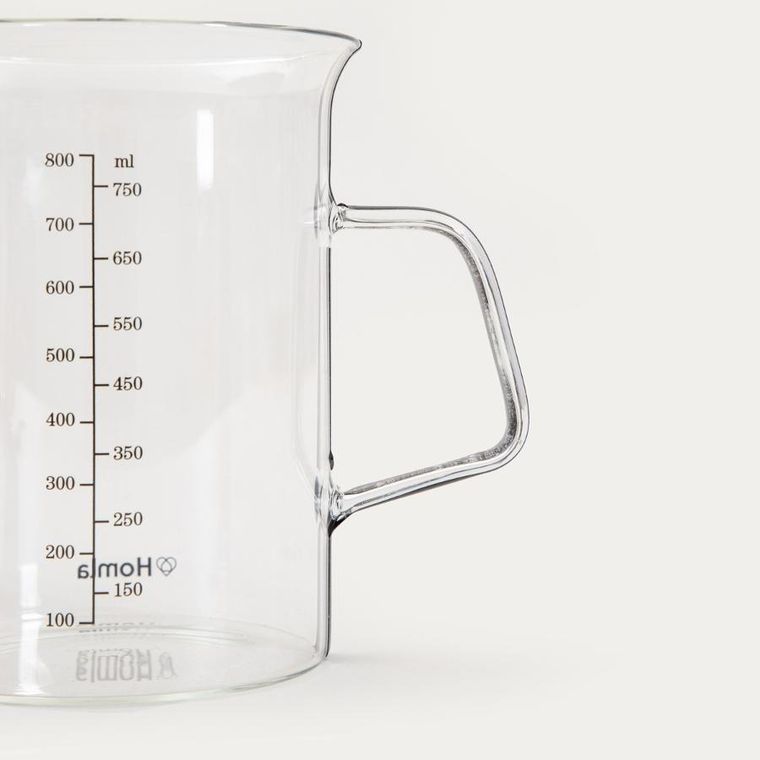 Homla, Mavis, miarka, szklana transparentna, 0,8l