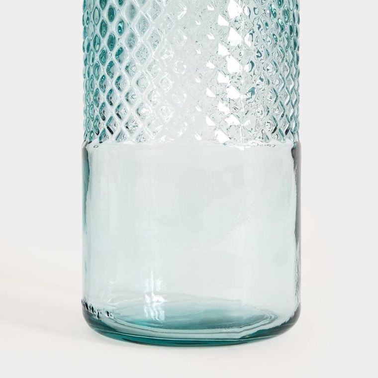 Homla, Mikka, wazon, transparentny ze szkła z recyklingu, 45 cm