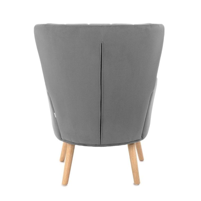 Homla, Mills, fotel, szary, 42-75-74 cm