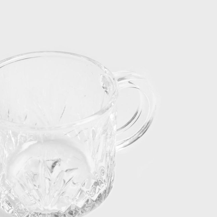 Homla, Mirra, szklanka, wzorzysta z uchem mała, 2 szt.