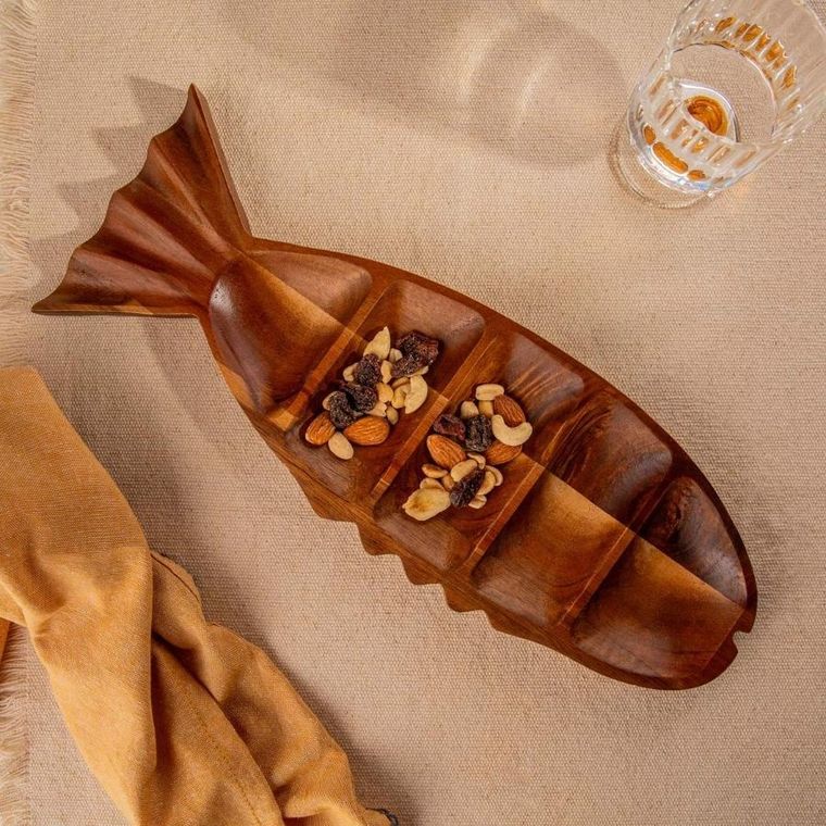 Homla, Mooka, deska, do serwowania w kształcie ryby, 39,5-14 cm