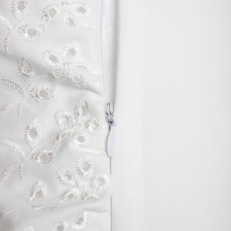 Homla, Morain, pościel z mikrofibry, biała z koronką, 140-200 cm, 734472