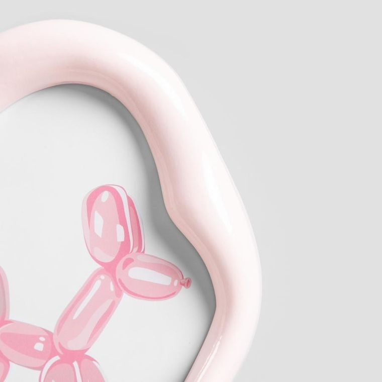 Homla, Naomi, ramka na zdjęcie, nieregularna różowa, 13-18 cm