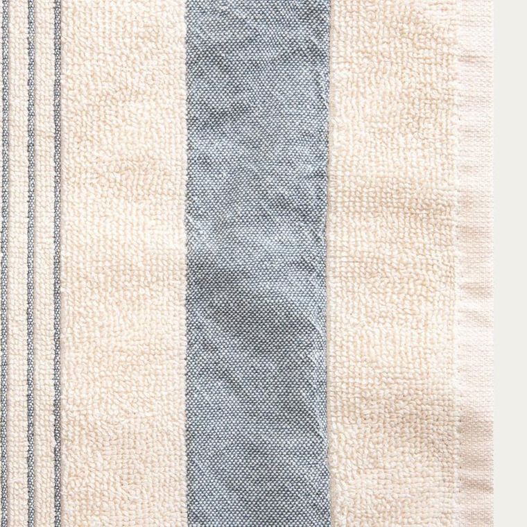 Homla, Nebo, ręcznik, niebieski w paski, 70-130 cm