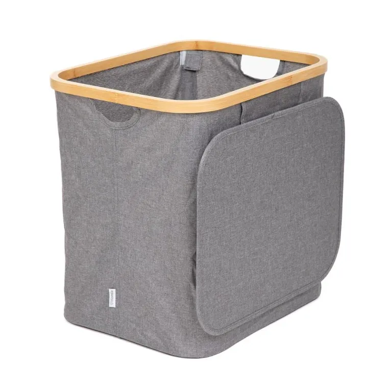 Homla, Nellie, kosz na bieliznę, szary, 40, 5-32-42 cm