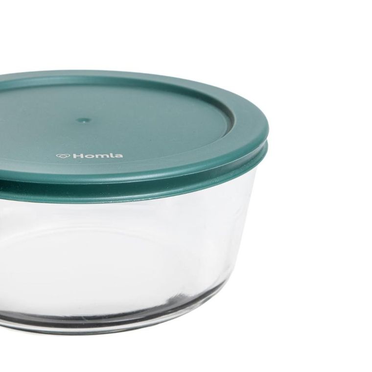 Homla, Norah, pojemnik, okrągły z pokrywką, 15 cm