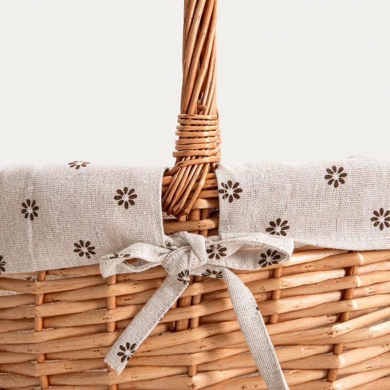 Homla, Norso, koszyk, z rączką naturalny, 38 cm