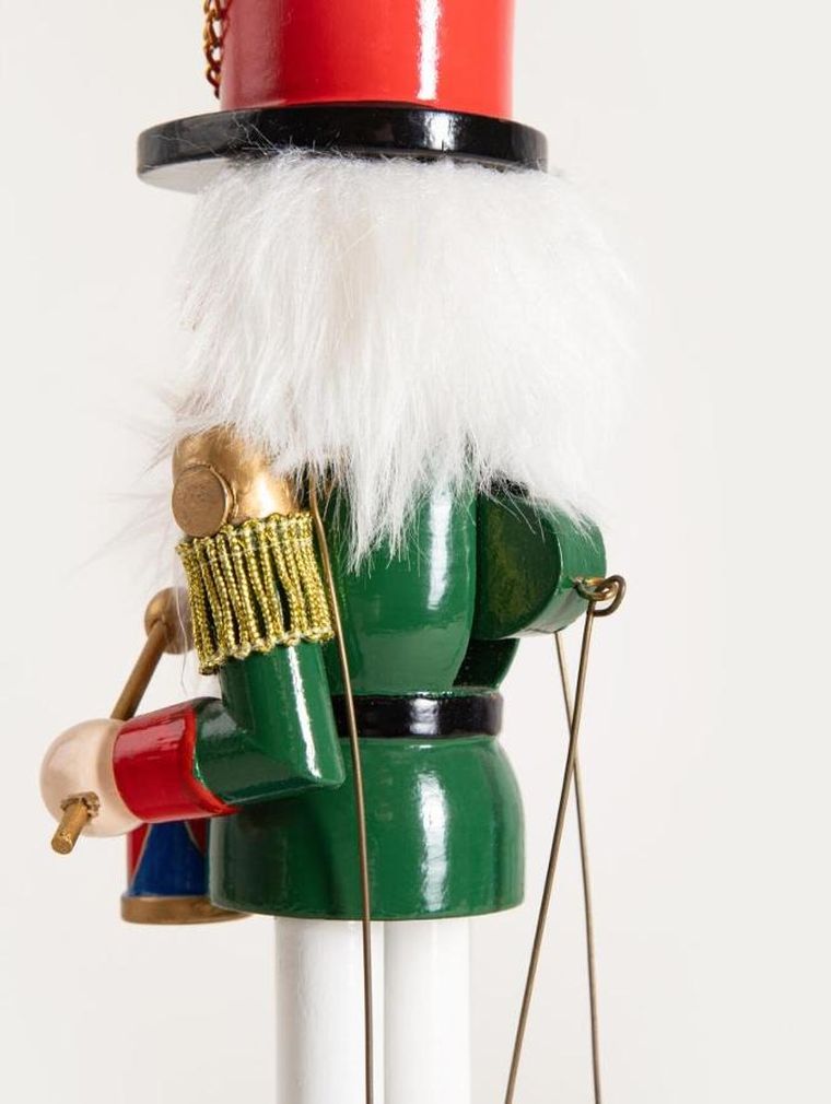 Homla, Nutcracker, figurka, dziadek do orzechów na bębenku, 30 cm