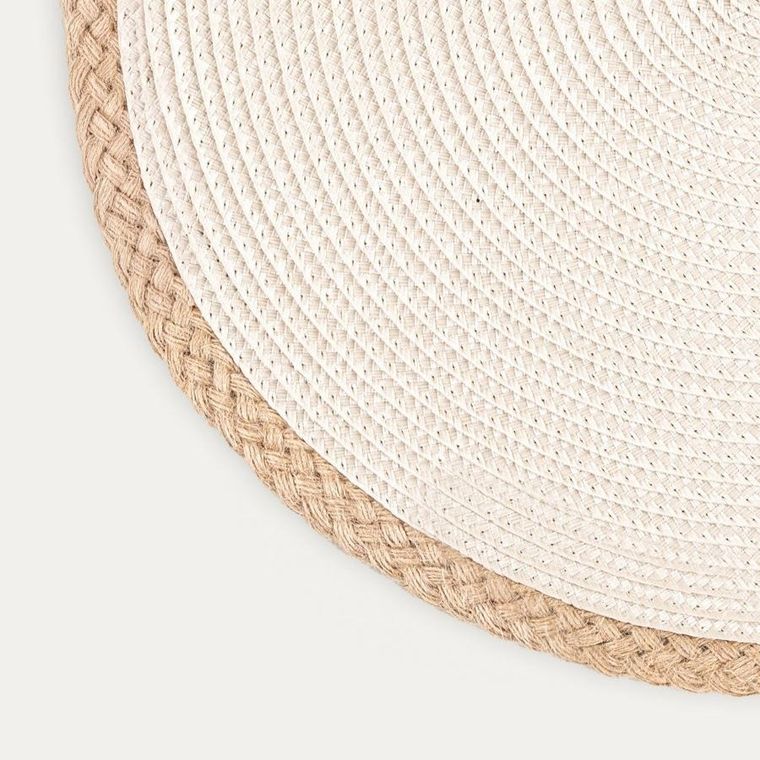 Homla, Plar, maty stołowe, ecru, zestaw, 38 cm, 2 szt.