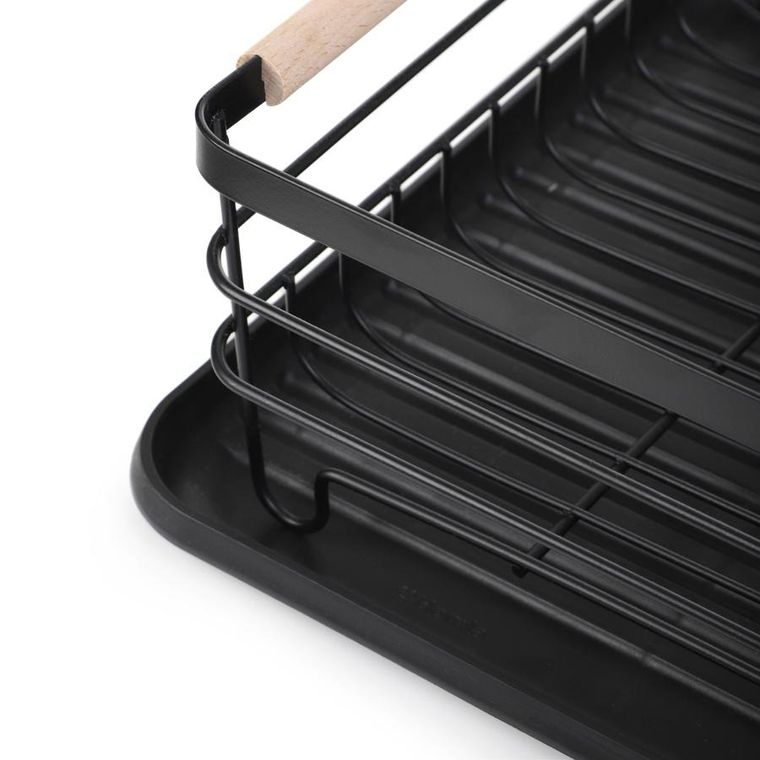 Homla, Plystre, Ociekacz kuchenny czarny, 42-31-13 cm, 887197