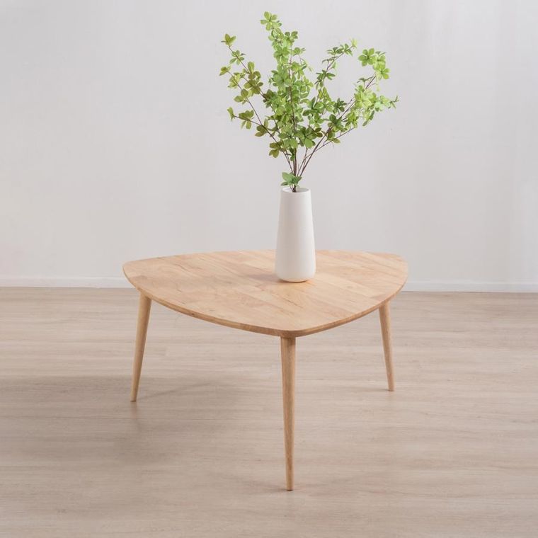 Homla, Purnam, stolik, naturalny, 90-90-45,5 cm