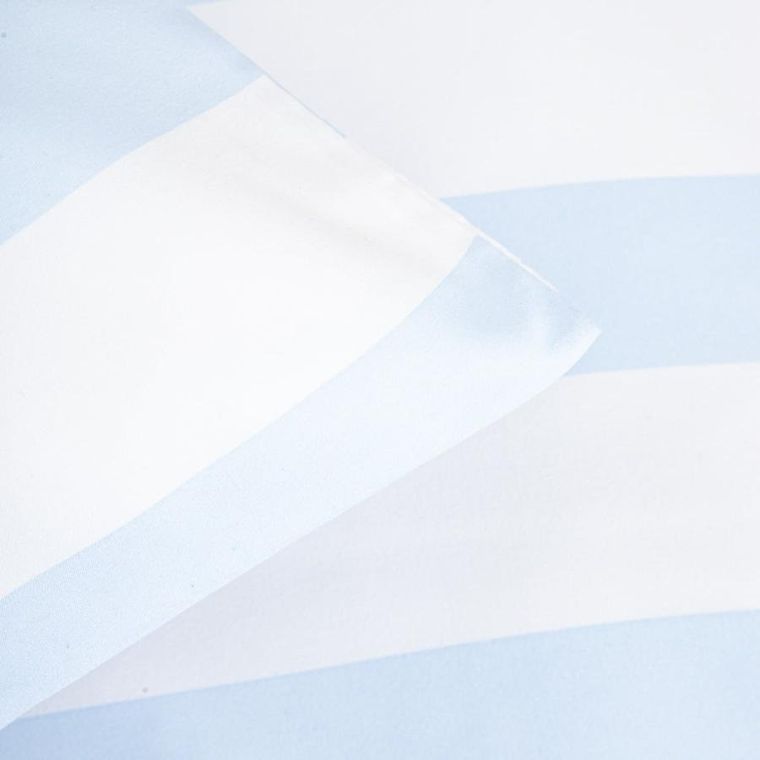 Homla, Rayas, pościel z mikrofibry, w biało niebieskie pasy, 160-200 cm