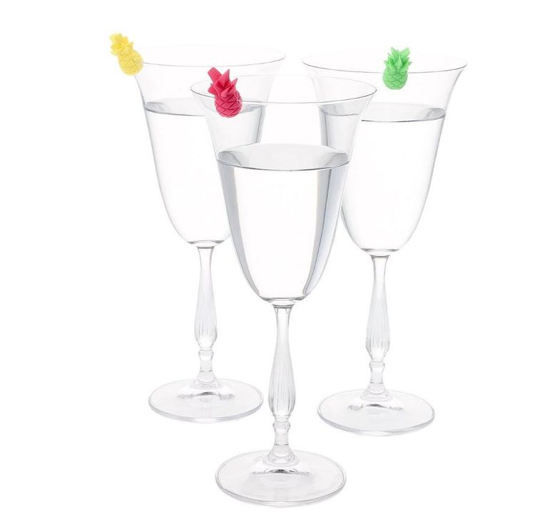 Homla, Rithi, znaczniki do kieliszków, ananas, 6 szt.