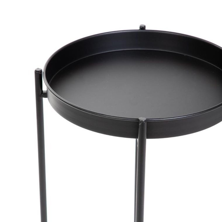 Homla, Roh, kwietnik, jednopoziomowy, czarny, 25,5-58 cm