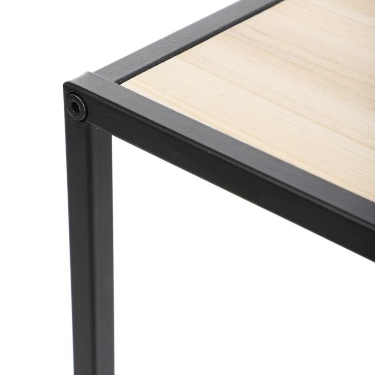 Homla, Roh, kwietnik, metalowy, czarny, 27-27-60 cm, 876702