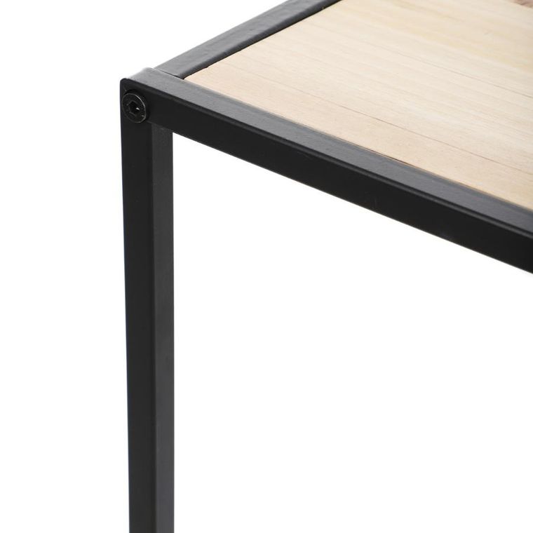 Homla, Roh, kwietnik, metalowy, czarny, 31-31-75 cm, 876696