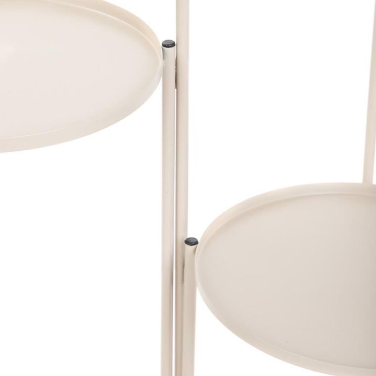 Homla, Roh, kwietnik, trzypoziomowy beżowy, 25-48/70 cm