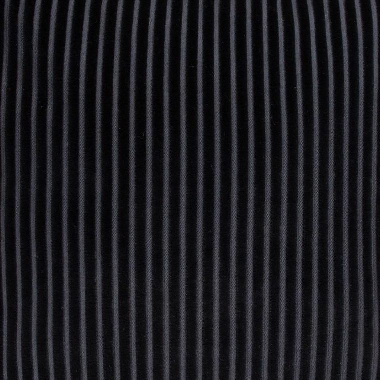 Homla, Samt, poszewka, welurowa struktura sztruksu czarna, 45-45 cm