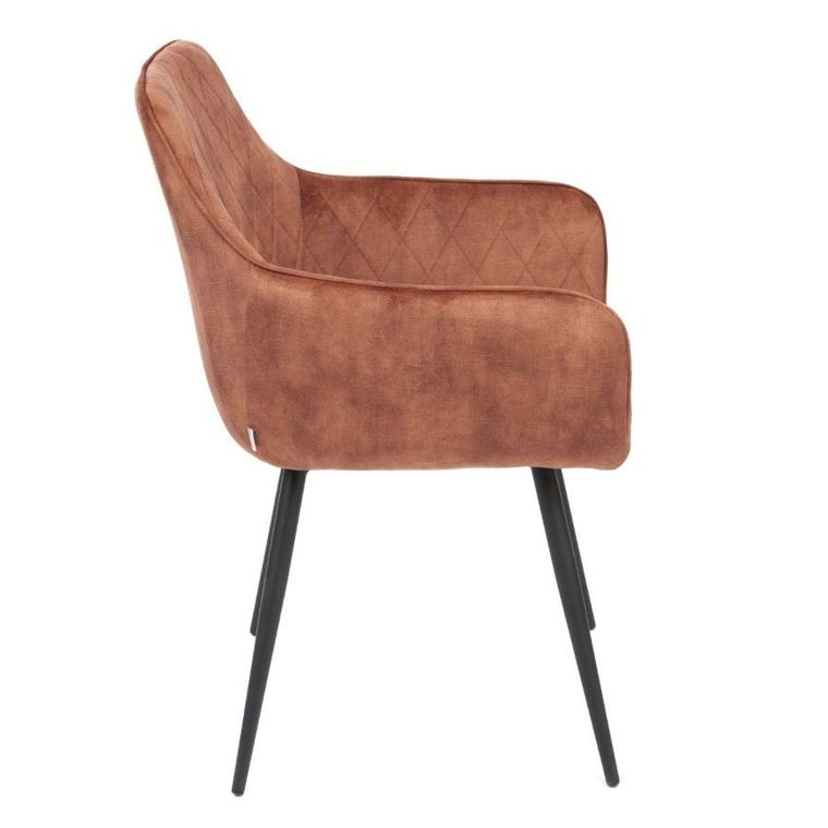 Homla, Satori, krzesło, ceglaste, 58-62-79 cm