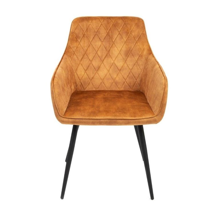 Homla, Satori, krzesło, musztardowe, 58-62-79 cm