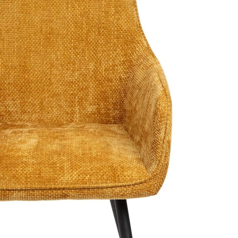 Homla, Satori Pop, krzesło, musztardowe, 58-62-79 cm