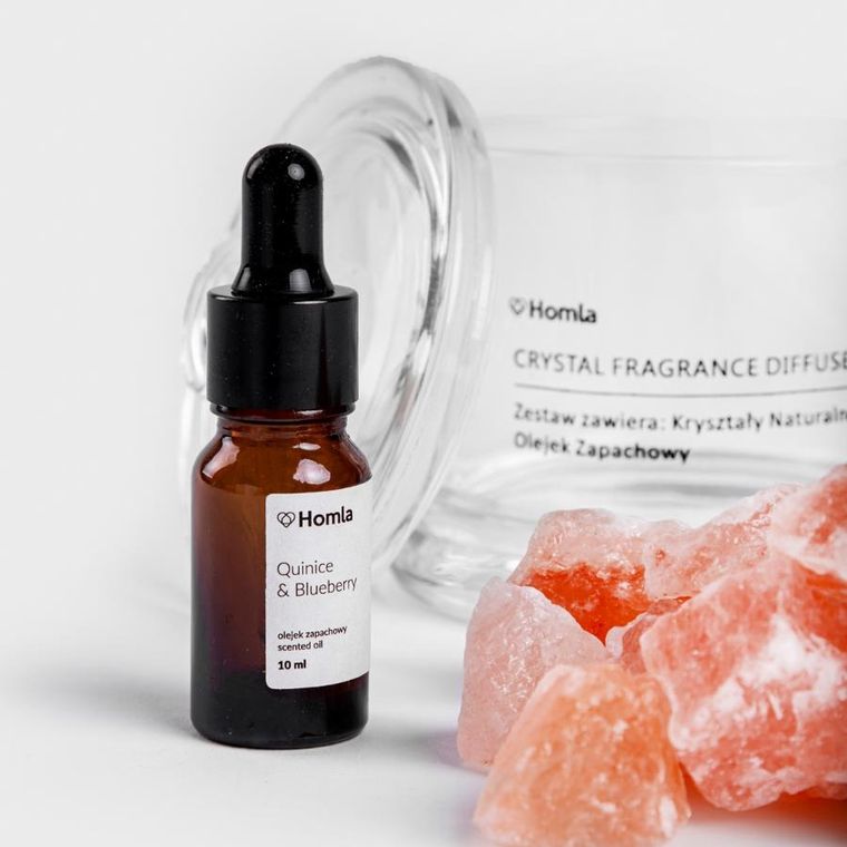 Homla, Serenity, zestaw zapachowy, Quinice & Blueberry, 210 g + 10 ml