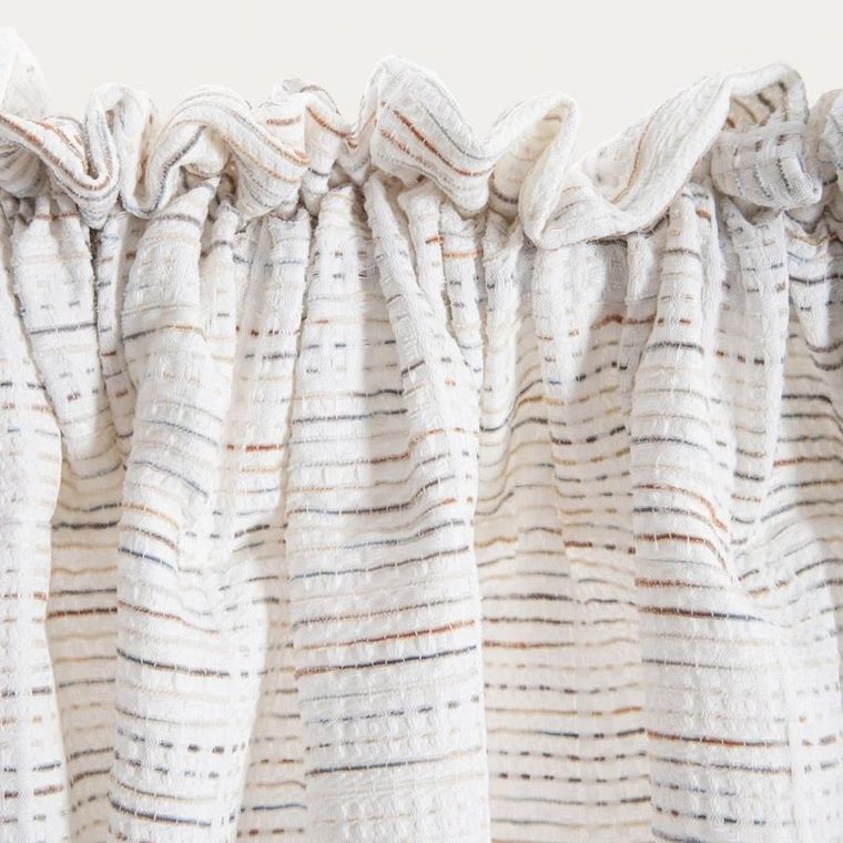 Homla, Siera, zasłona, z ozdobnym wielobarwnym strukturalnym wzorem, 140-250 cm