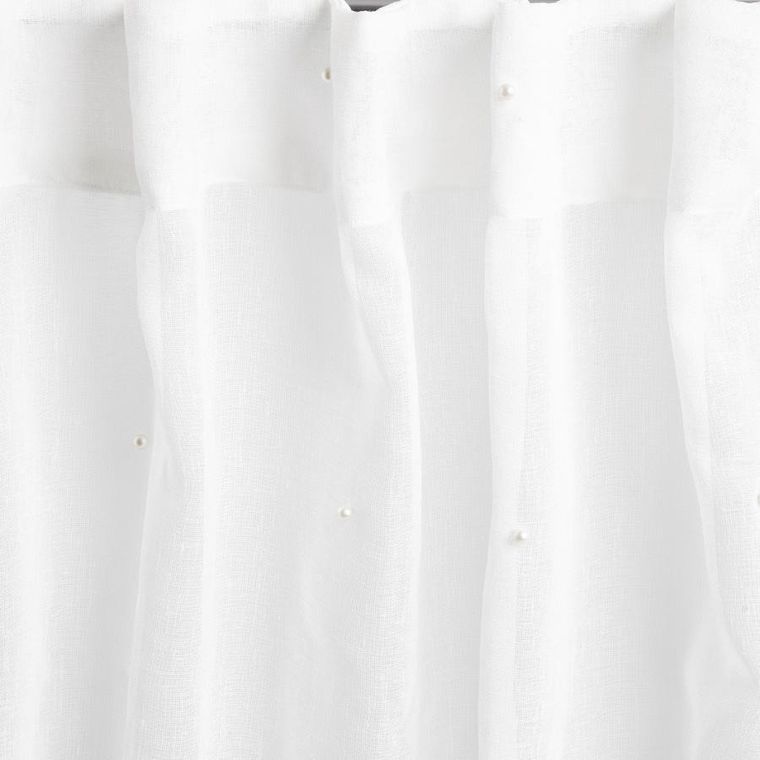 Homla, Sila, firanka, woalowa z perełkami, 140-250 cm