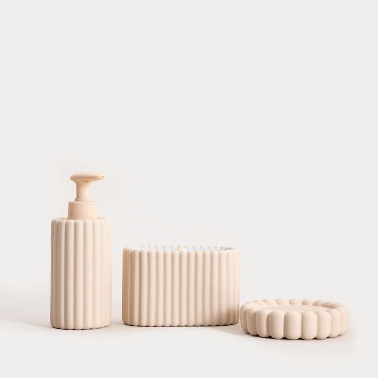 Homla, Solvani, mydelniczka beżowa, 3-11,8-11,8 cm