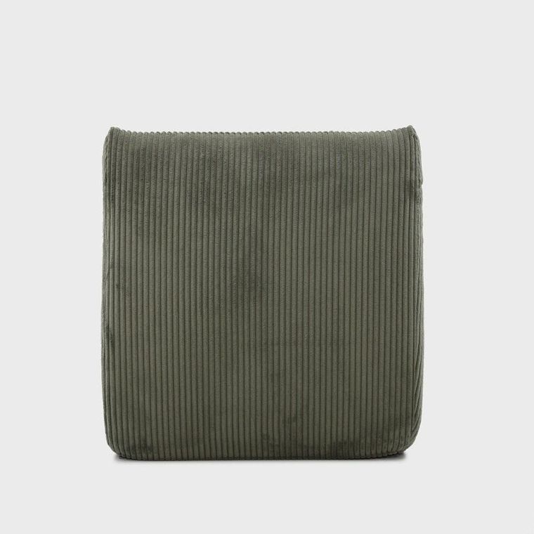 Homla, Svela, fotel modułowy, oliwkowy sztruksowy, 59,5-80-62 cm