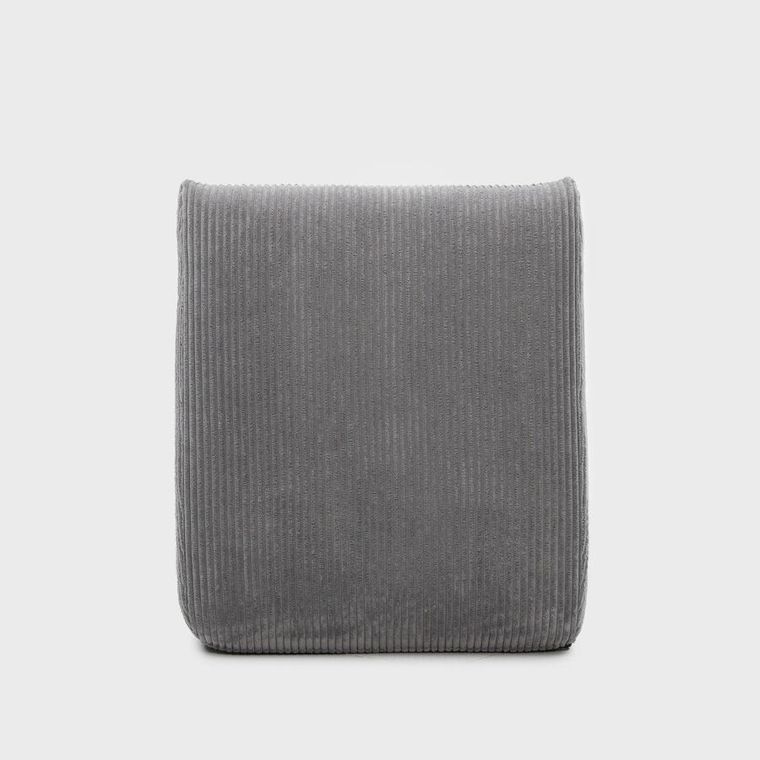 Homla, Svela, fotel modułowy, szary sztruksowy, 59,5-80-62 cm