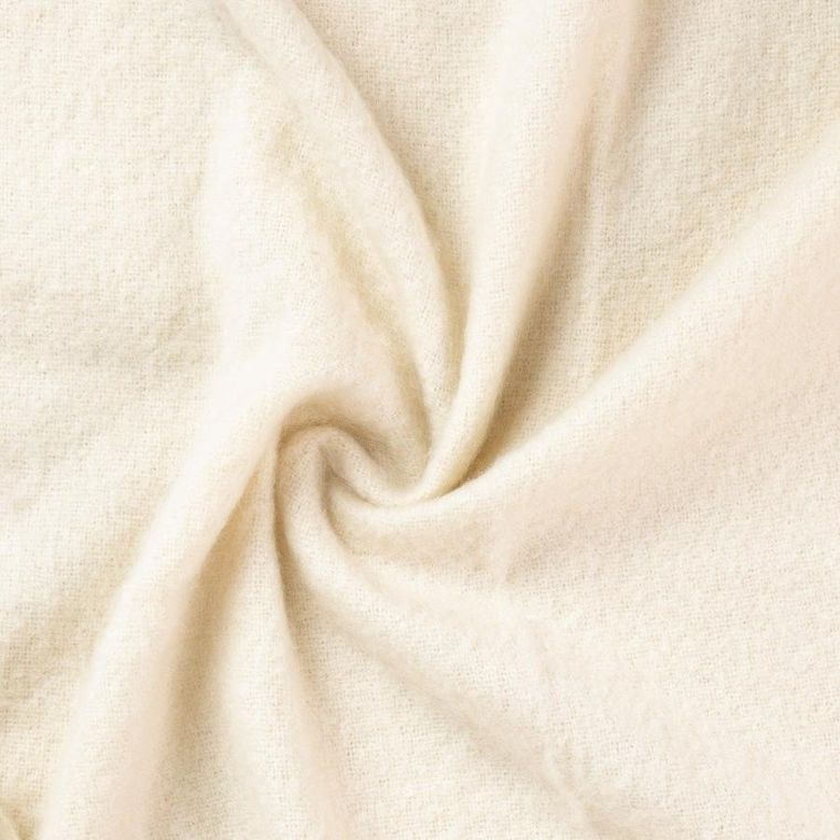 Homla, Tain, koc, ecru z dodatkiem wełny, 150-200 cm