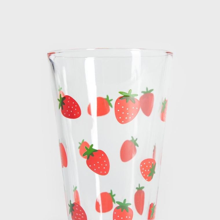 Homla, Token Summer, szklanka, w truskawki, 0,3l, 3 szt., 744433