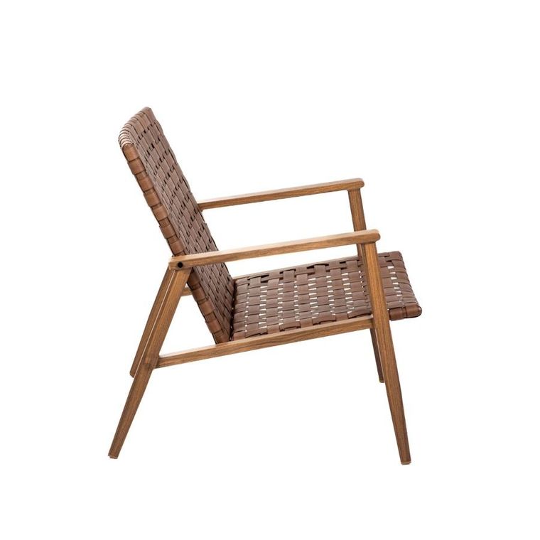 Homla, Trad, Fotel naturalny pleciony, 62-73-75 cm, 887968