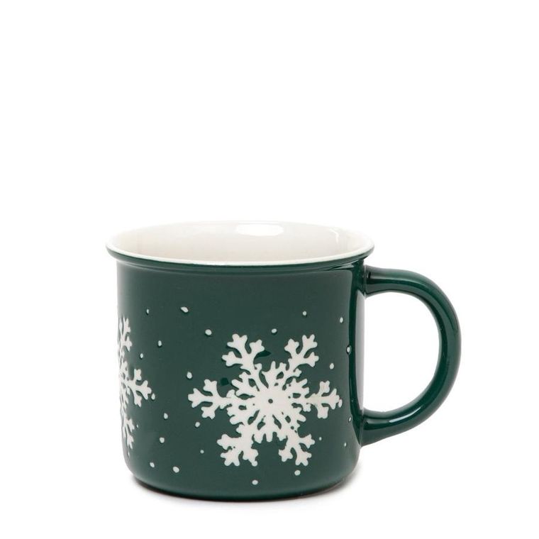 Homla, Trinkie, kubek, zielony ze śnieżynką, 0,36l, 2 szt.