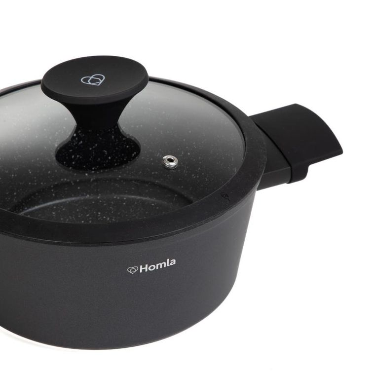 Homla, Tristan, garnek, z pokrywką marmurek, 2,4 l