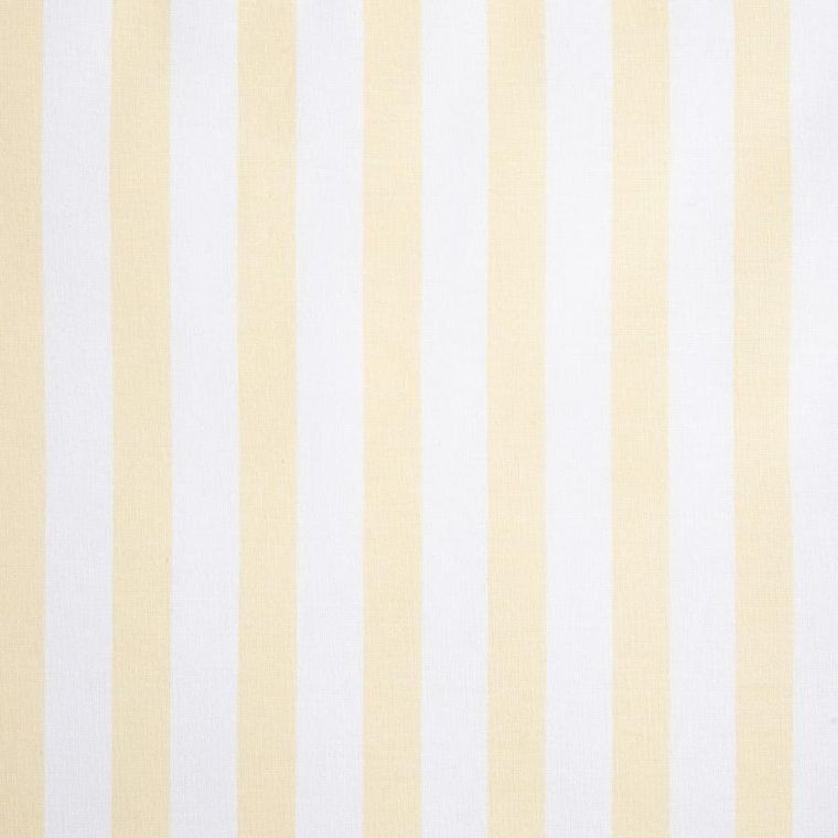 Homla, Trudy, pościel, bawełniana w żółte paski z falbanką, 140-200 cm