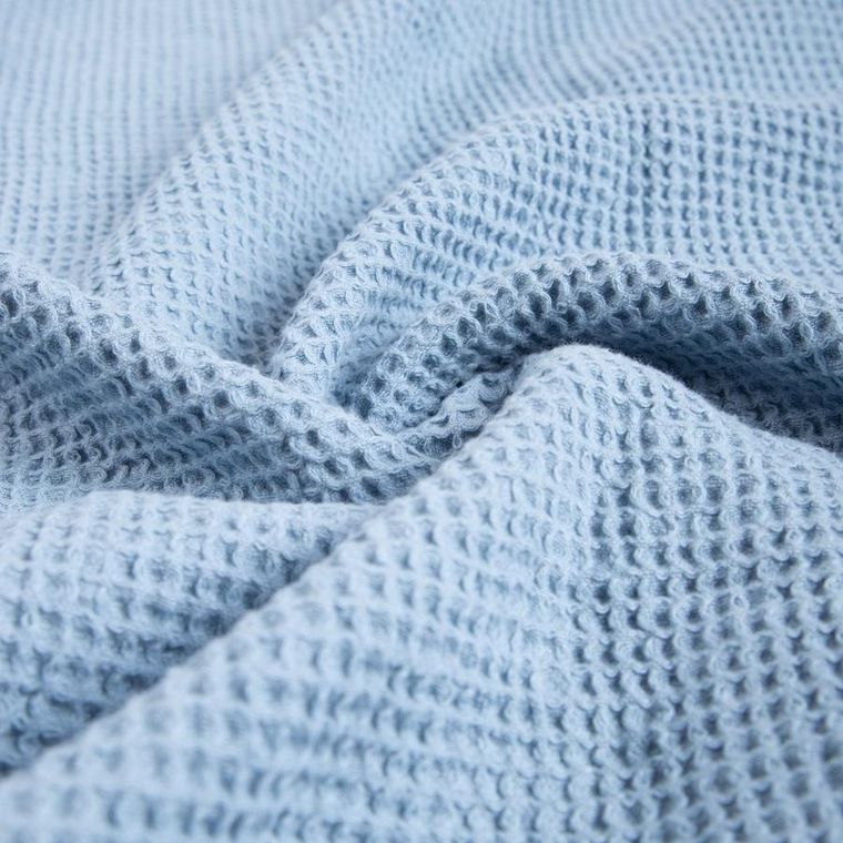 Homla, Vaffel, szlafrok, niebieski, rozmiar S/M