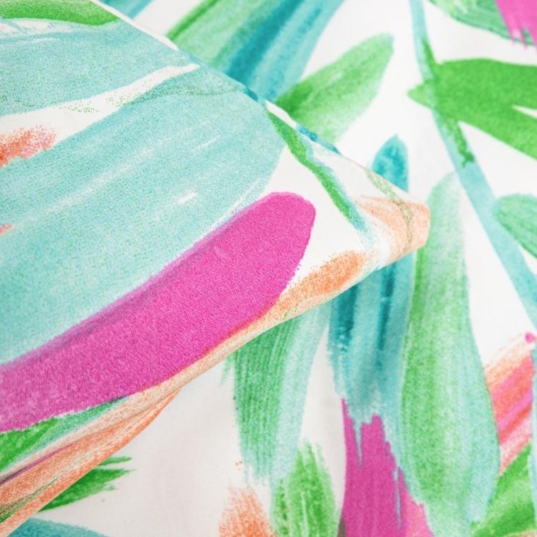 Homla, Verdera, pościel, z mikrofibry w liście, 160-200 cm